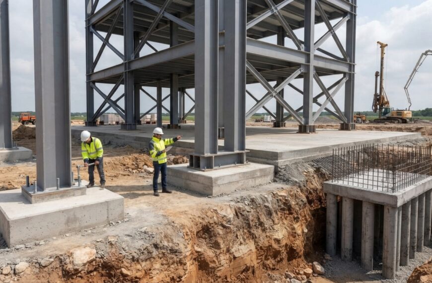 cimentaciones para estructuras metálicas zapatas, pilas y losas de piso industrial