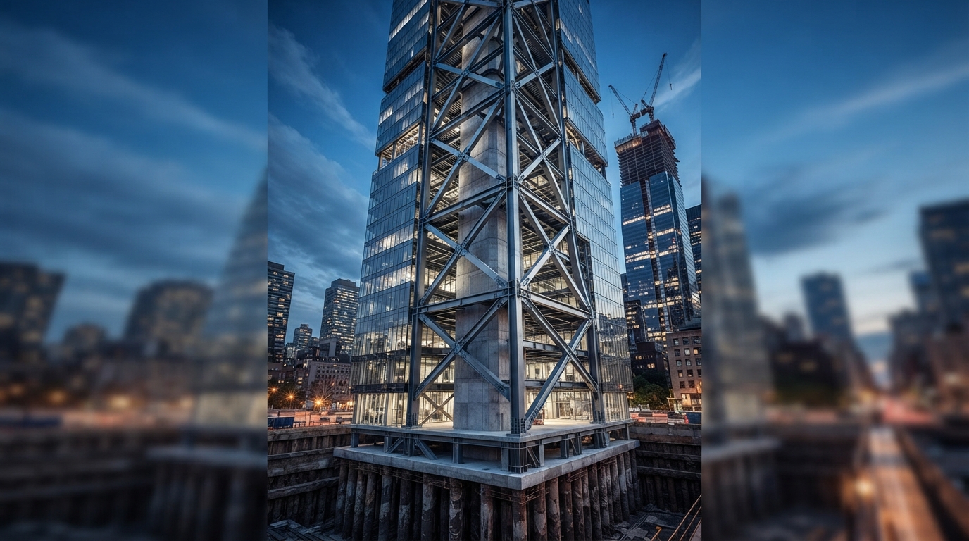 edificios de acero de gran altura estabilidad global, arriostramiento y control de derivas