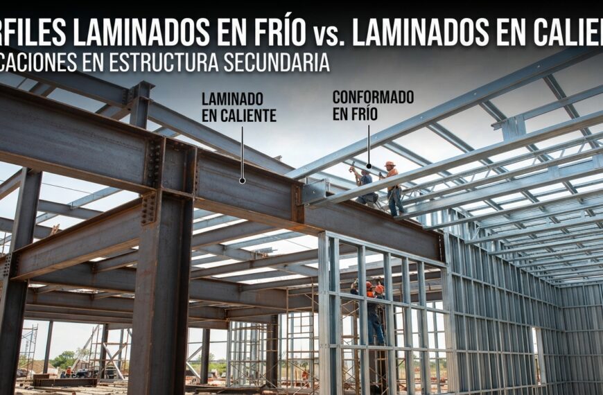 perfiles laminados en frío (cold formed) vs. laminados en caliente aplicaciones en estructura secundaria